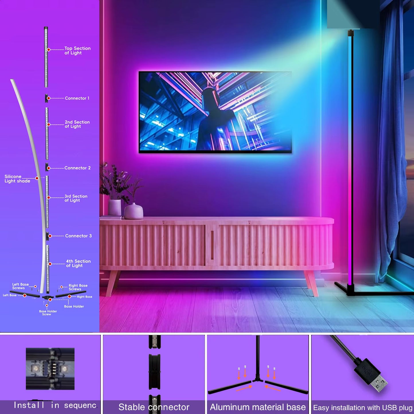 RGB Dream Color Floor Lamp