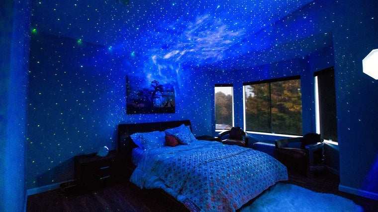 Starry Galaxy RGB Projector Night Light with Bluetooth Music Sync