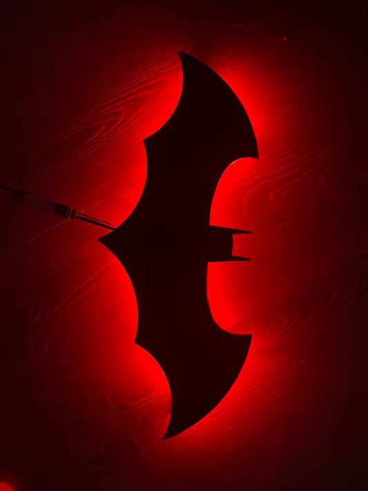 Creative Wooden Bat Wall Lamp LED