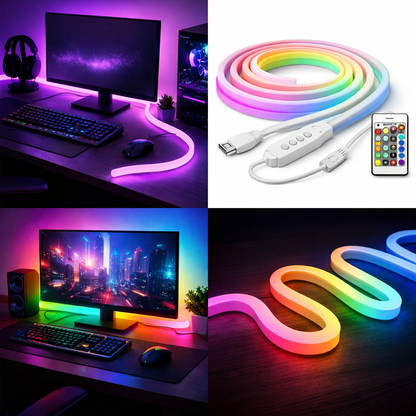 5V USB RGBIC Neon LED Strip
