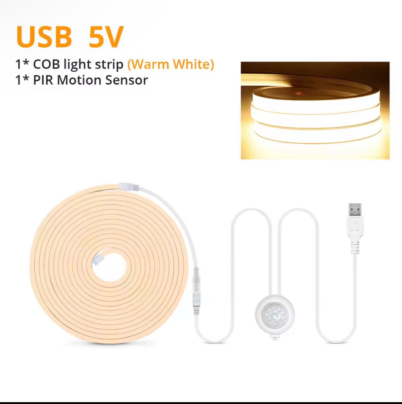 Motion Sensor Stair & Pathway Light Strip - aestheticlabs