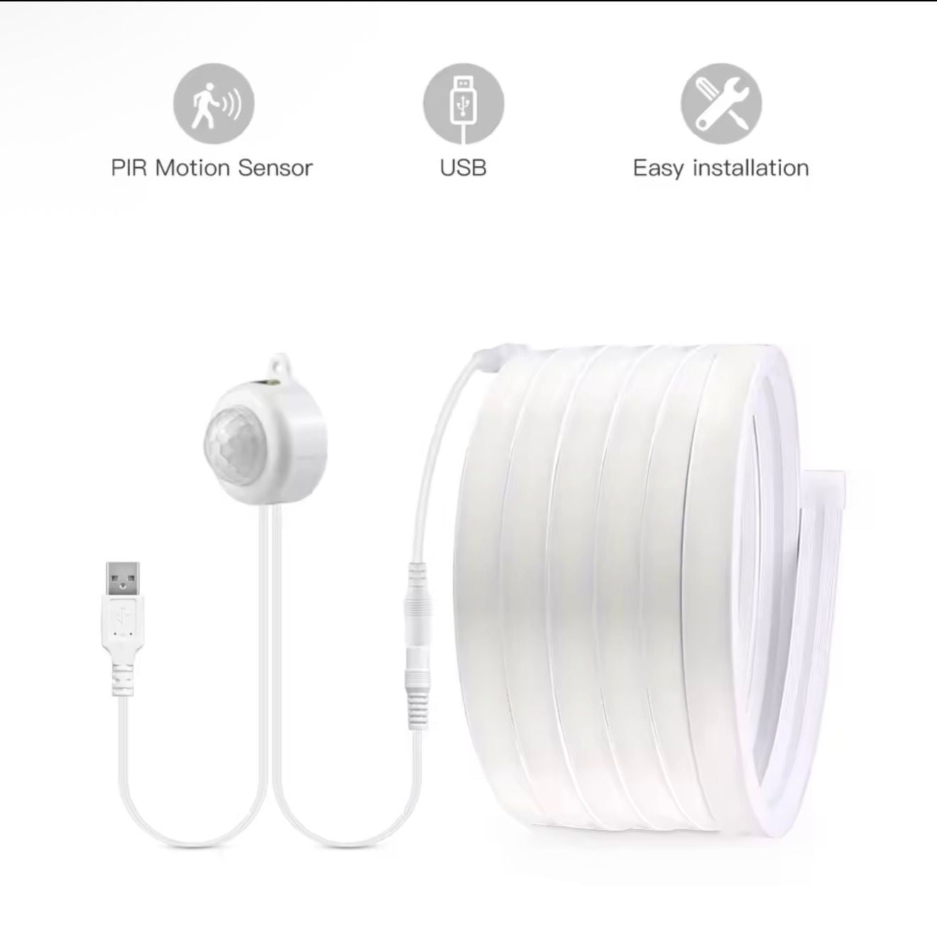 Motion Sensor Stair & Pathway Light Strip - aestheticlabs