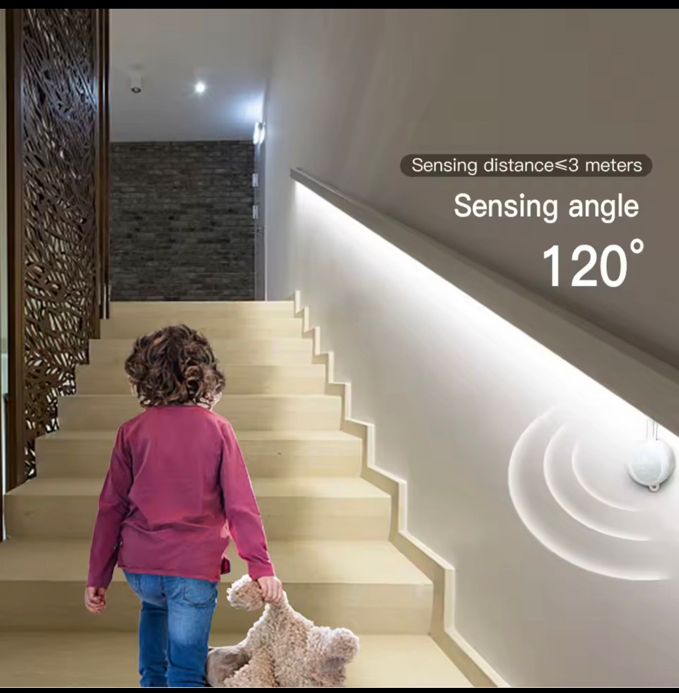 Motion Sensor Stair & Pathway Light Strip - aestheticlabs