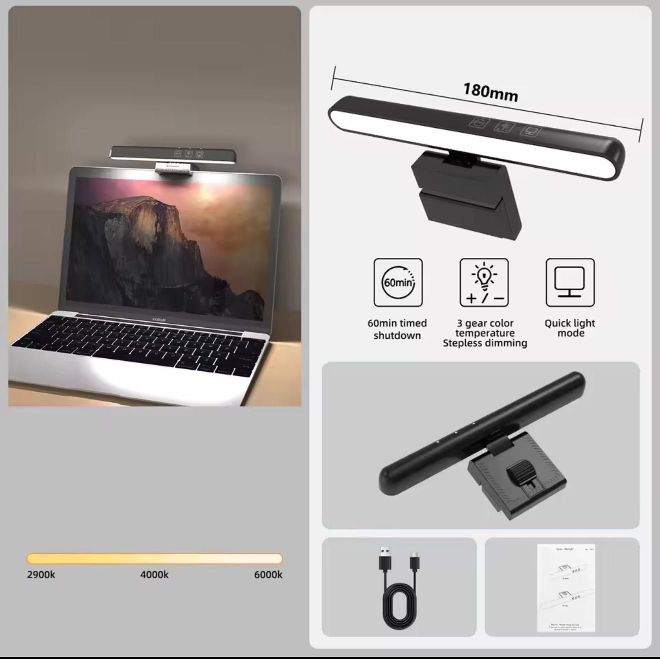 RGB Monitor Light Bar | Ambient Desk Lighting - aestheticlabs
