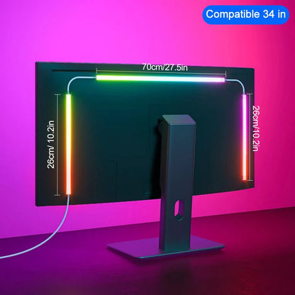 RGB Smart Screen Sync Backlight Strip – App-Controlled Gaming & Ambient Lighting