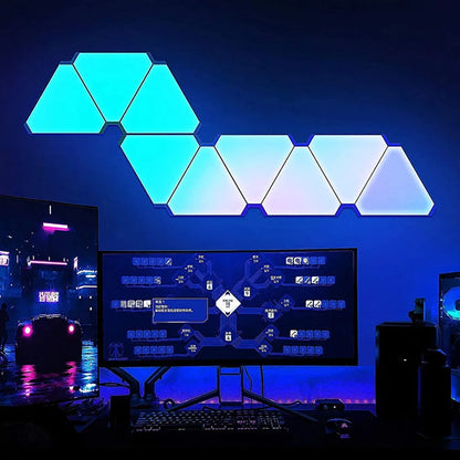 Aurora Triangle RGB Rhythm Light