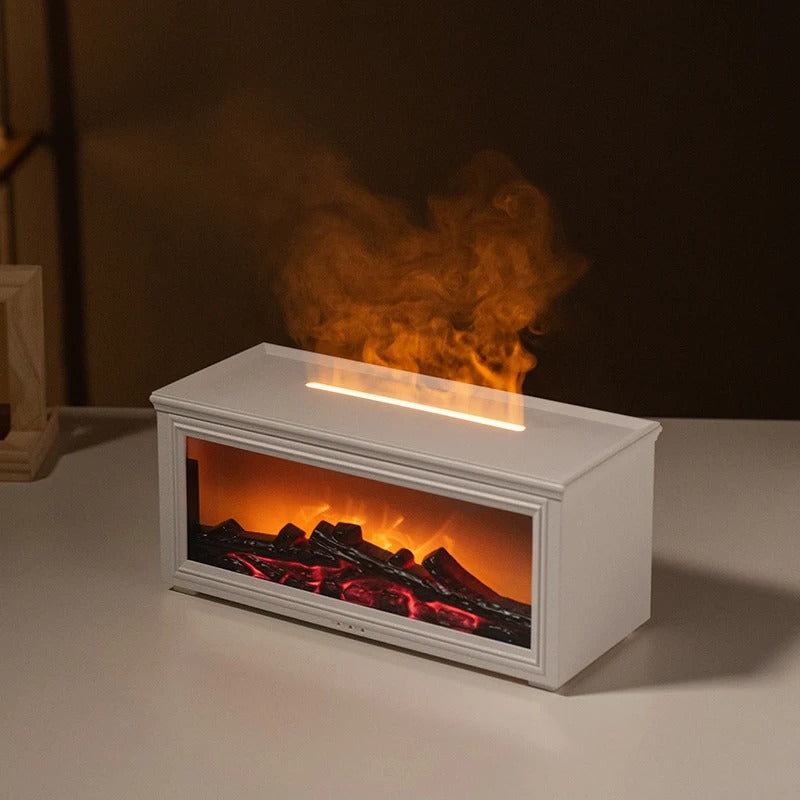 Flame Aroma Diffuser  Fireplace Humidifier