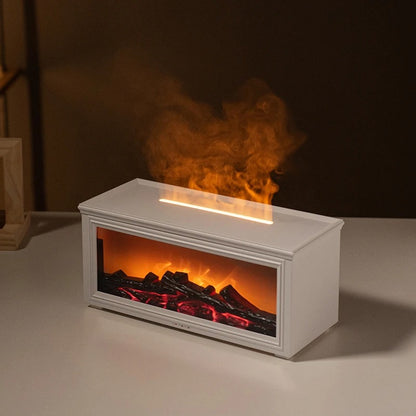 Flame Aroma Diffuser  Fireplace Humidifier