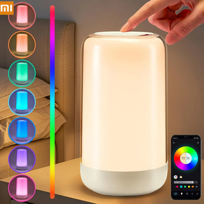 RGBIC Smart Touch Table Lamp Bedside Mood Light