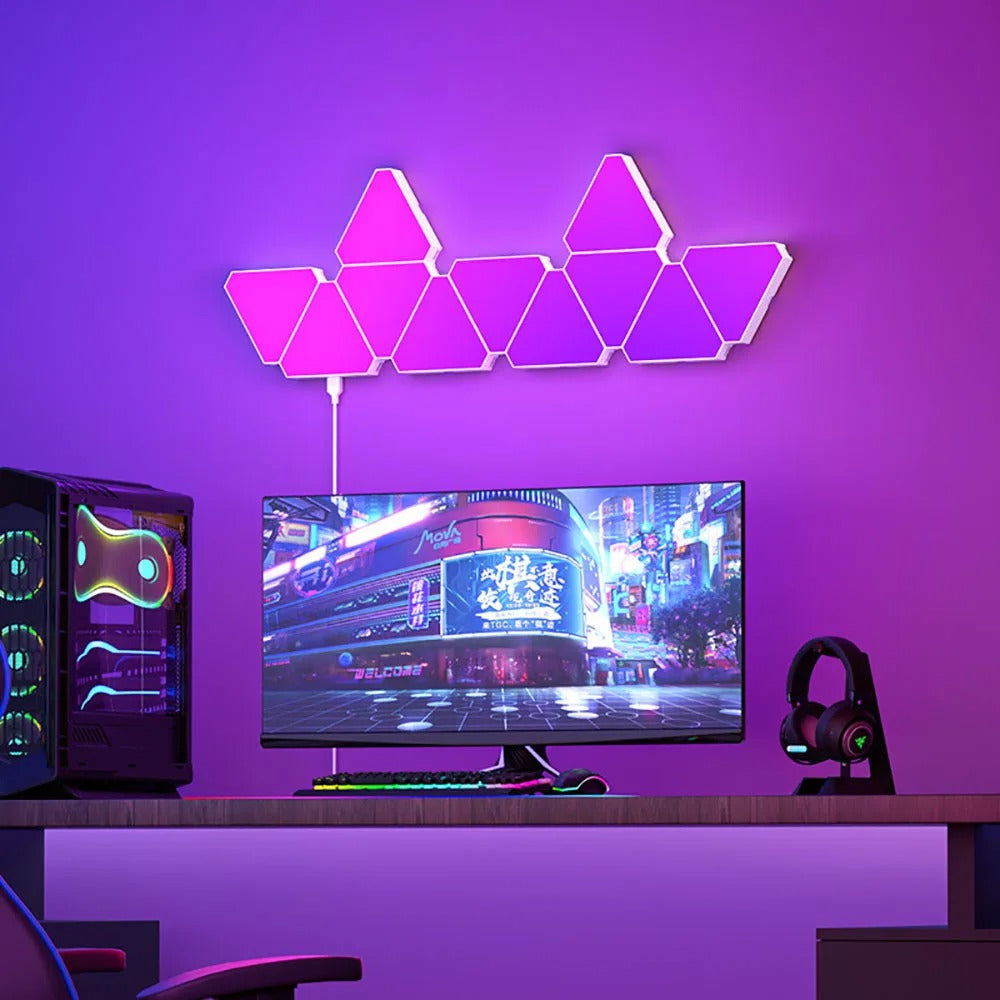 Aurora Triangle RGB Rhythm Light