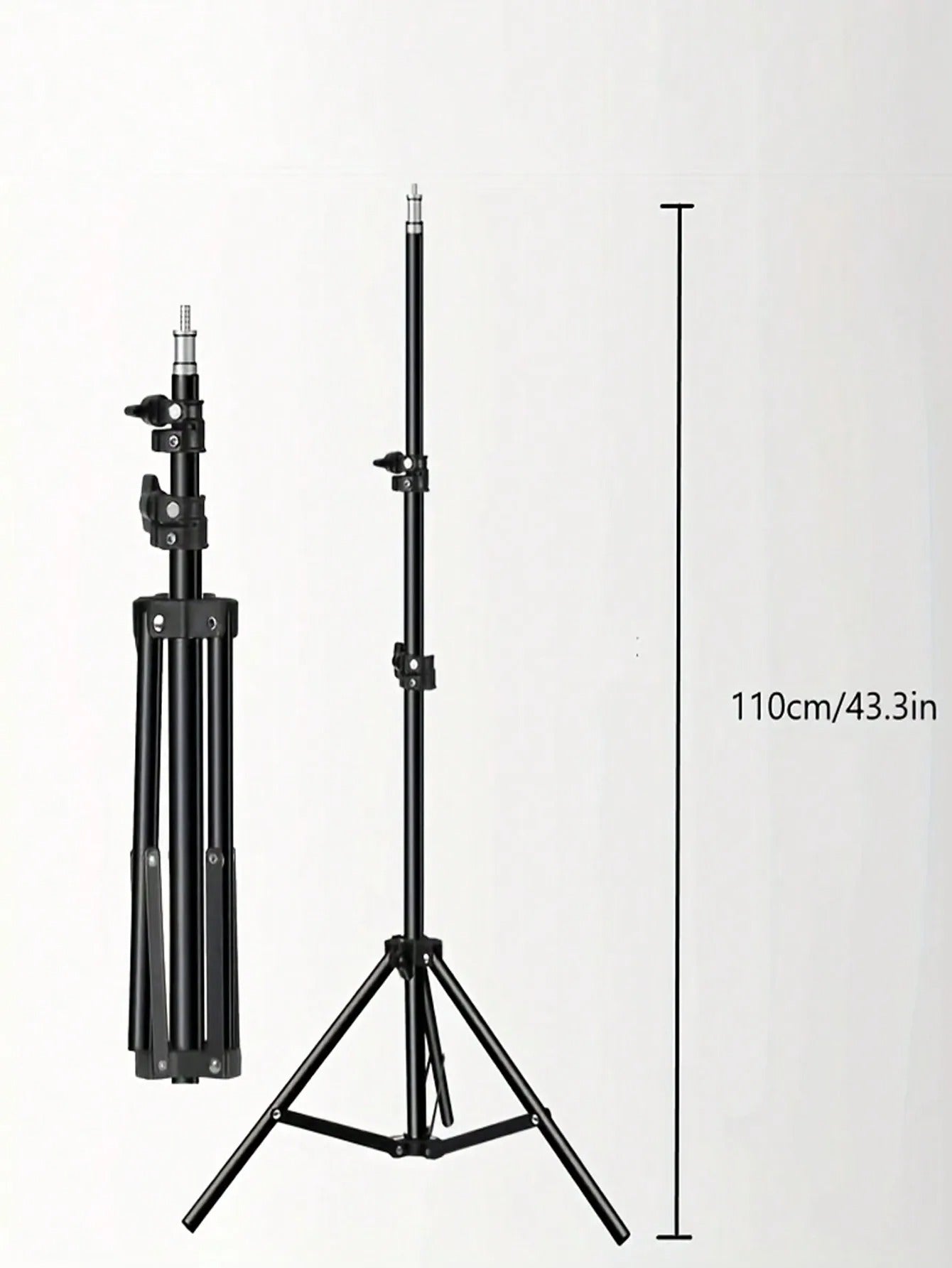 110cm Tripod Stand +O-Clamp With 10-Inch Live Stream Ring Light, Selfie Remote