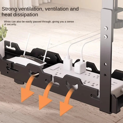 Telescopic Under-Desk Cable Management Tray