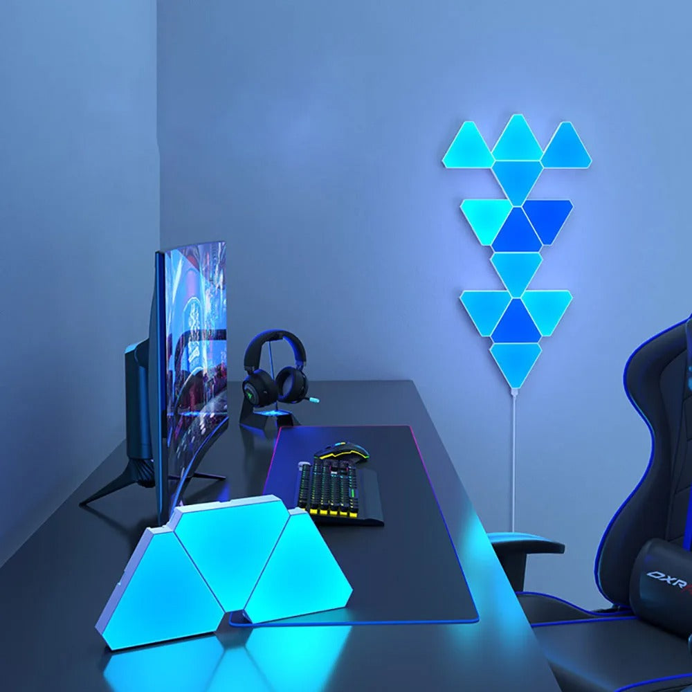 Aurora Triangle RGB Rhythm Light