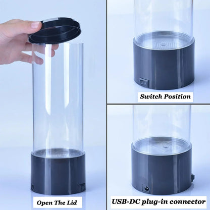 Jellyfish Lamp LED Color Changing Aquarium Night Light with Remote Control