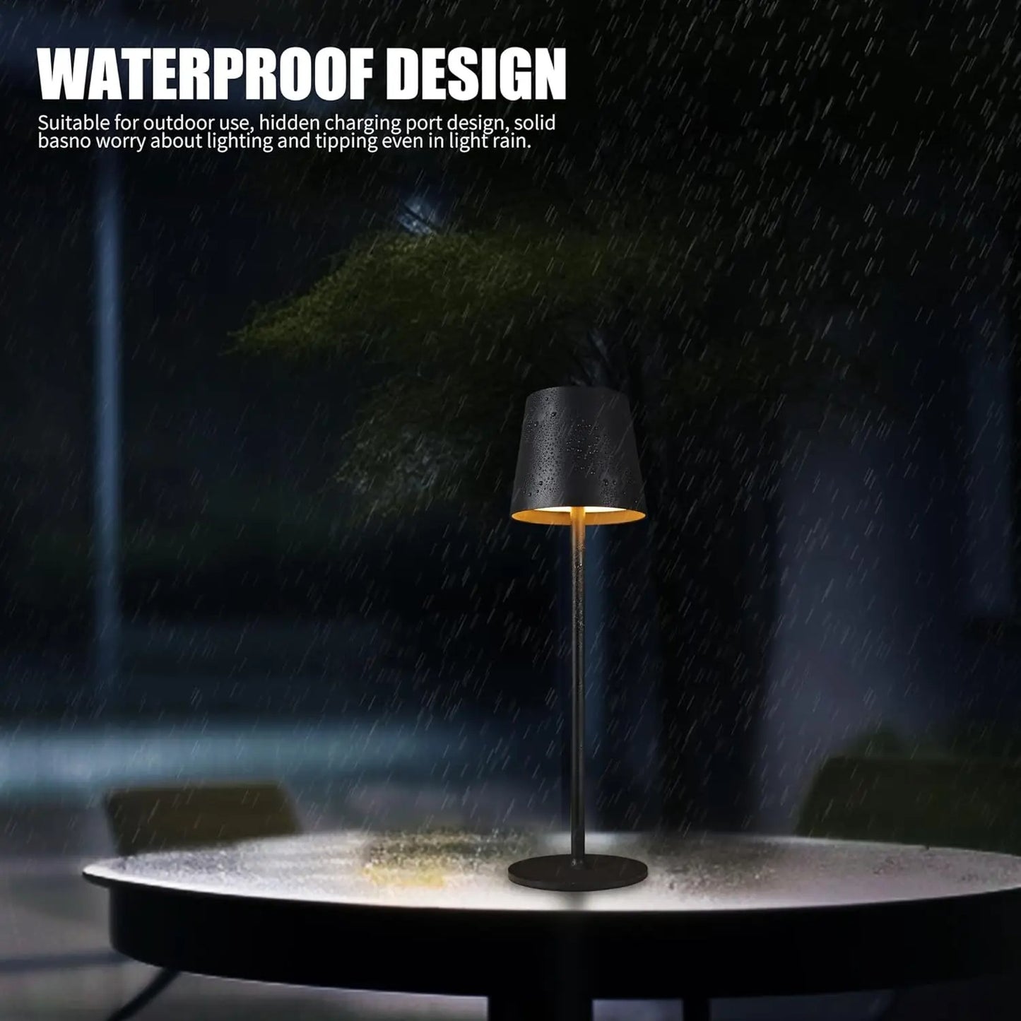 Rechargeable Table Lamp Touch Sensor LED
