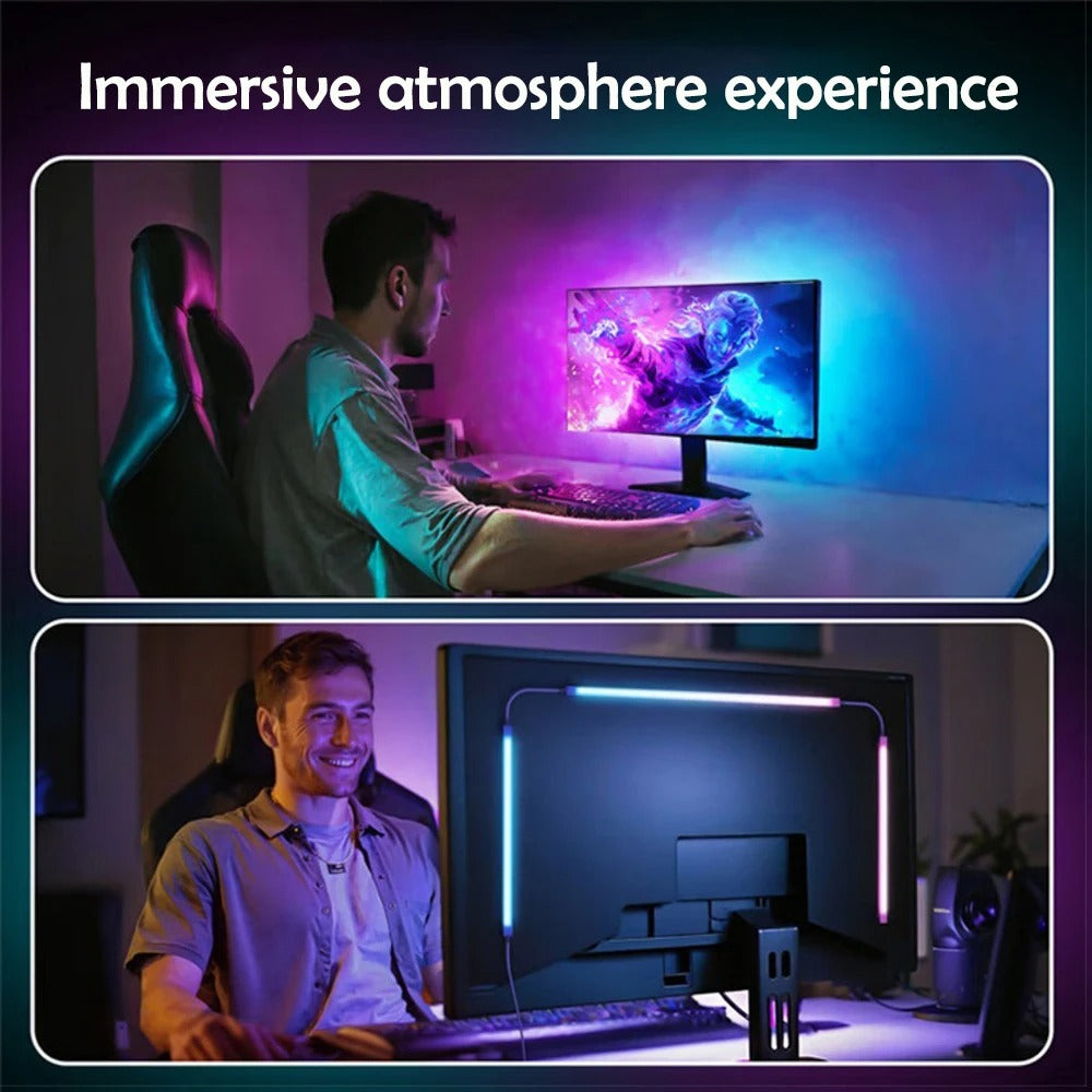 RGB Smart Screen Sync Backlight Strip – App-Controlled Gaming & Ambient Lighting