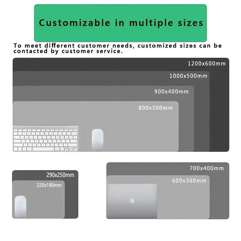 Black & White Strata Liquid Desk Mat