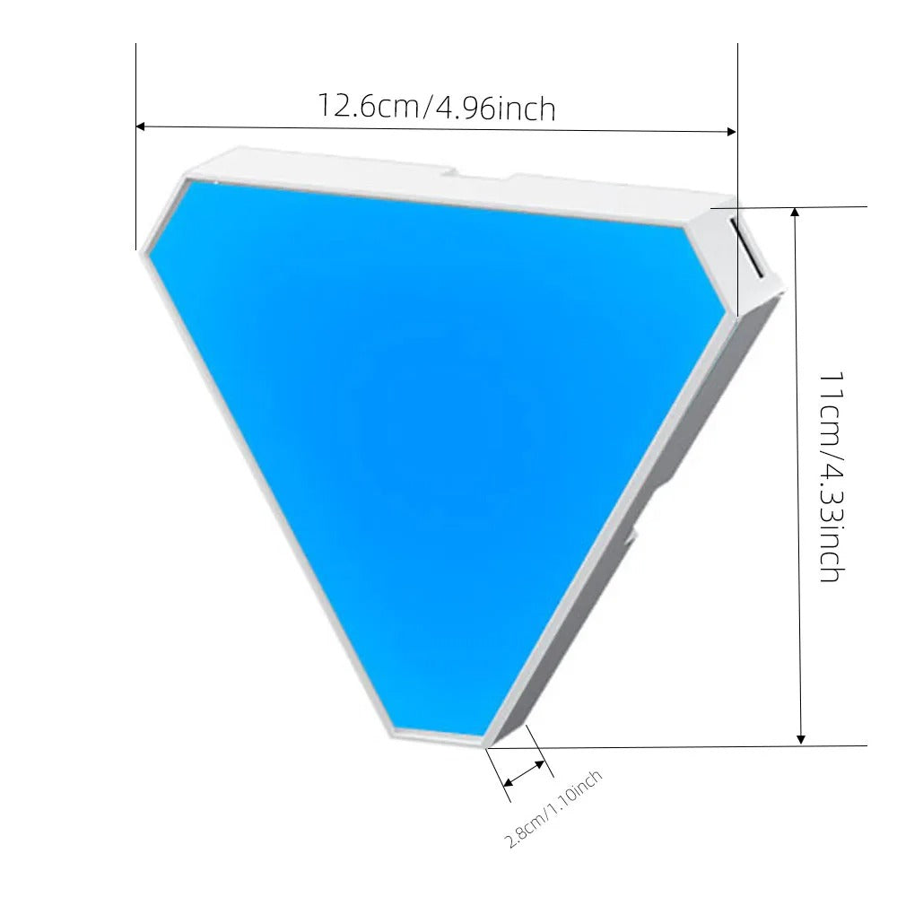Aurora Triangle RGB Rhythm Light