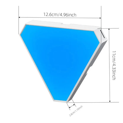 Aurora Triangle RGB Rhythm Light