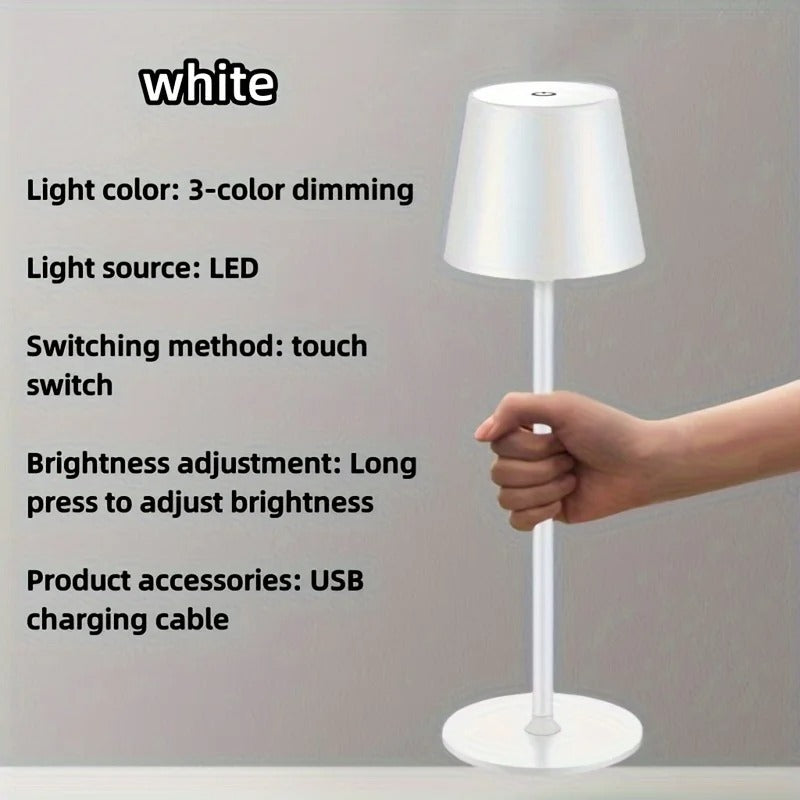 Rechargeable Table Lamp Touch Sensor LED