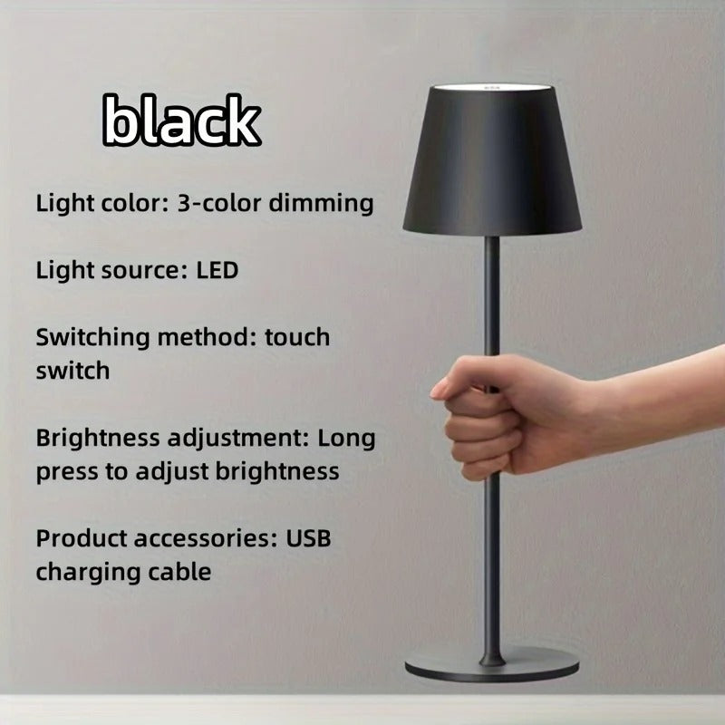 Rechargeable Table Lamp Touch Sensor LED